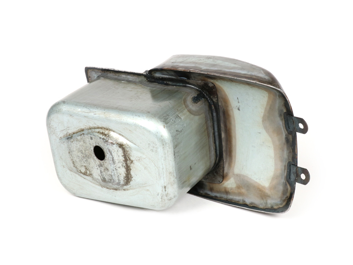 Tank -PREMIUM, geolied plaatstaal, Sei Giorni- Vespa V30-V33, Hoffmann (-1951)