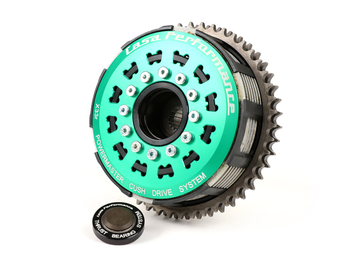 Clutch -CASA PERFORMANCE PowerMaster 7 plate, 12 spring- Lambretta LI, LI S, SX. TV (series 2-3), DL/GP - 47 tooth - used with CasaCover engine sidecasing
