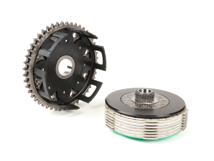 Clutch -CASA PERFORMANCE PowerMaster 7 plate, 12 spring- Lambretta LI, LI S, SX. TV (series 2-3), DL/GP - 47 tooth - used with CasaCover engine sidecasing