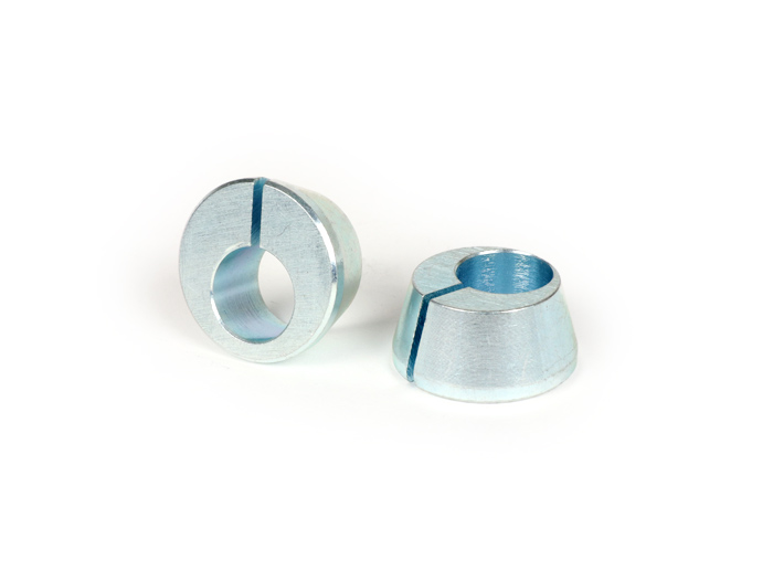 Pair of engine mounting cones (off-set) -CASA PERFORMANCE- Lambretta LI (series 1-3), LIS, SX, TV (series 3), DL, GP