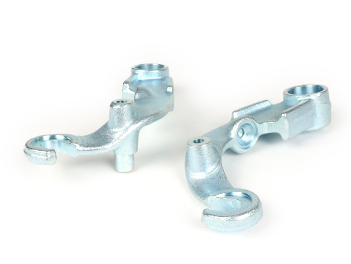 Pair of fork links for drum brake -CASA PERFORMANCE- Lambretta DL, GP, LI, LIS, SX, TV - with shock absorber mount