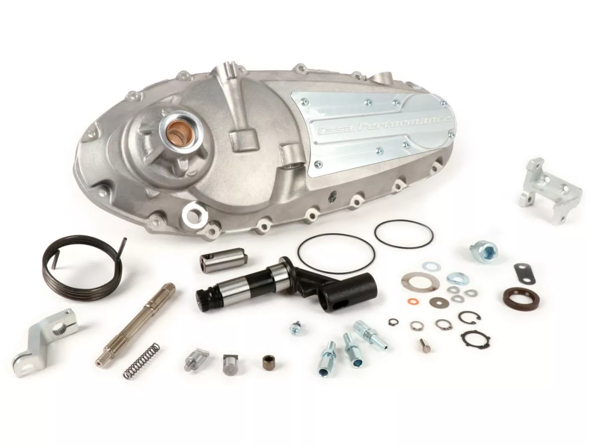 Tapa motor -CASA PERFORMANCE CasaCover- Lambretta GP/DL - tapa plateada