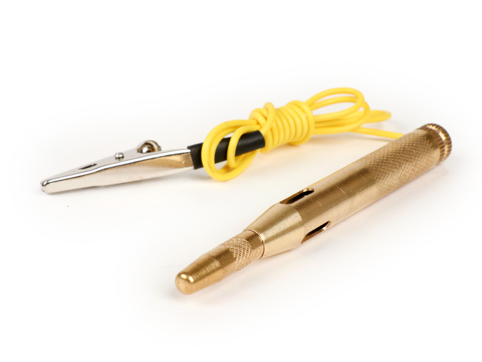 Voltage tester -OEM QUALITY- brass - 6V-12V-24V