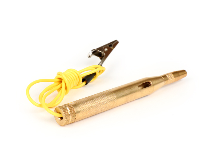 Voltage tester -OEM QUALITY- brass - 6V-12V-24V