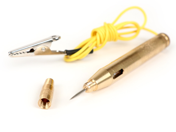 Voltage tester -OEM QUALITY- brass - 6V-12V-24V