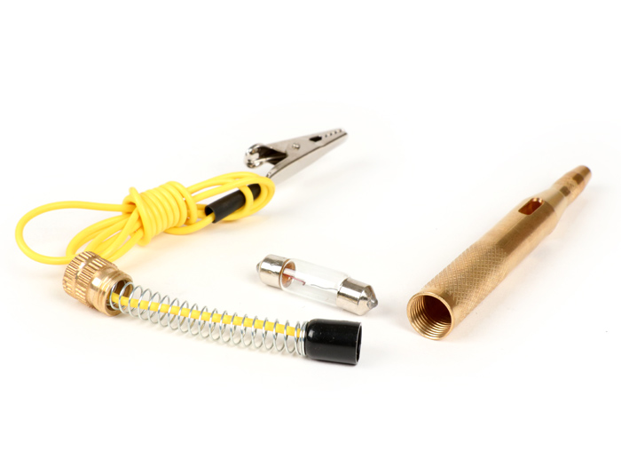 Voltage tester -OEM QUALITY- brass - 6V-12V-24V