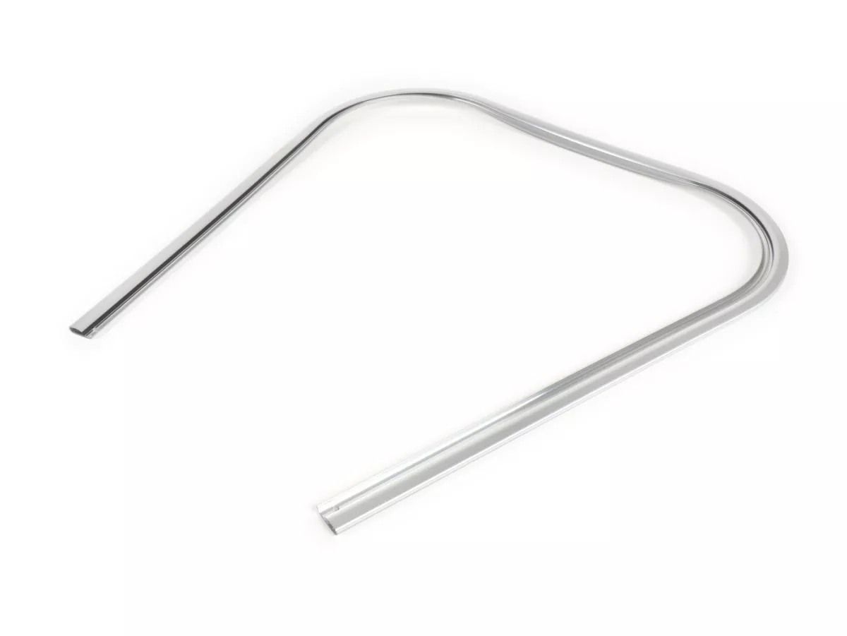 Leg shield beading -BGM ORIGINAL- Vespa PK S, PK S Lusso, PK SS, PK ETS - plastic - silver