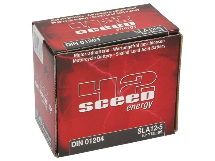 Battery -Gel SCEED 42 Energy- SLA12-5 - 12V, 5Ah - 106x71x114mm