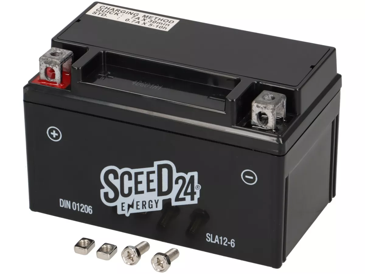 Batería -Gel SCEED 42 Energy- SLA12-6 - 12V, 6Ah - 150x87x94mm