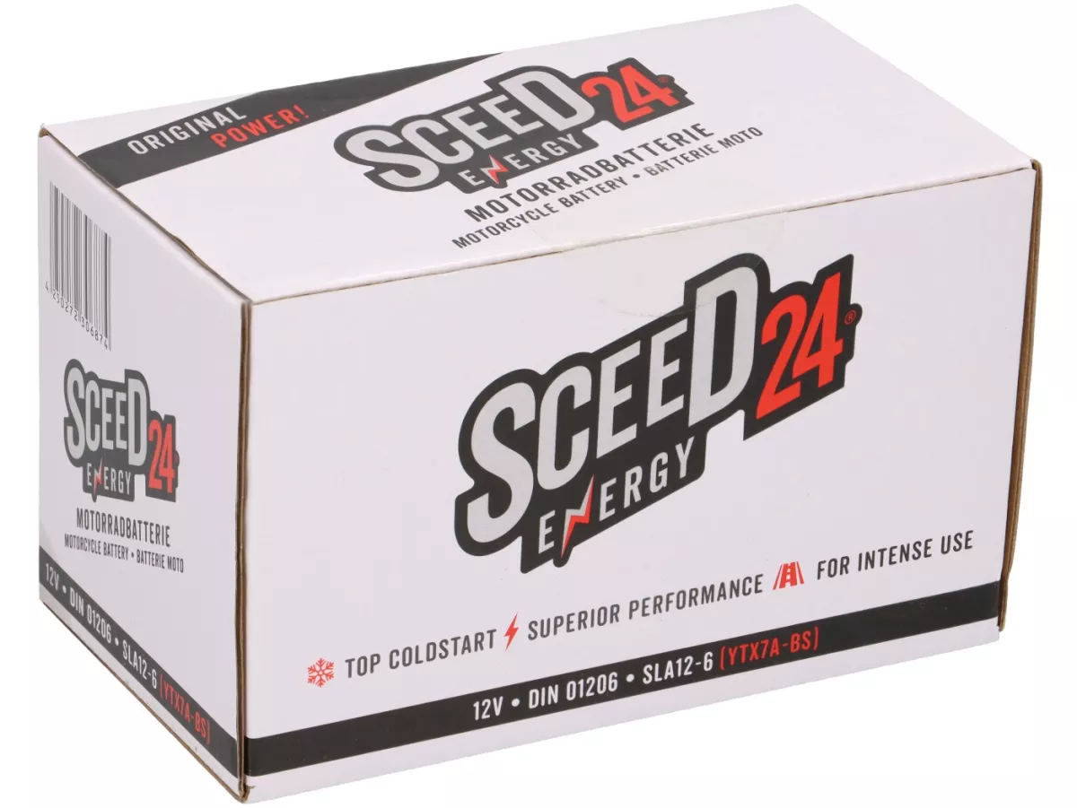 Batería -Gel SCEED 42 Energy- SLA12-6 - 12V, 6Ah - 150x87x94mm