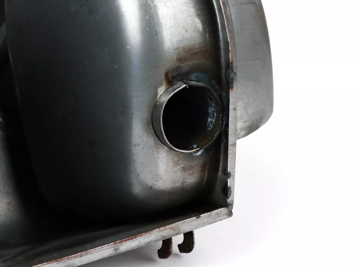 Kompartemen bagasi dengan kotak saringan udara terintegrasi -PREMIUM- Lambretta - Serveta Jet 200- baja, tidak dicat