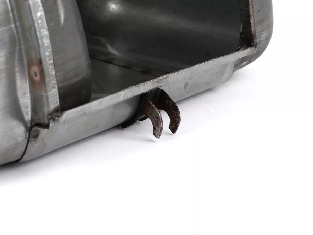 Kompartemen bagasi dengan kotak saringan udara terintegrasi -PREMIUM- Lambretta - Serveta Jet 200- baja, tidak dicat