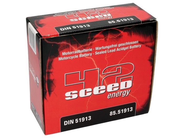 Accu -Gel SCEED 42 Energy- Type BMW 51913 12V, 21Ah - 186x82x170mm