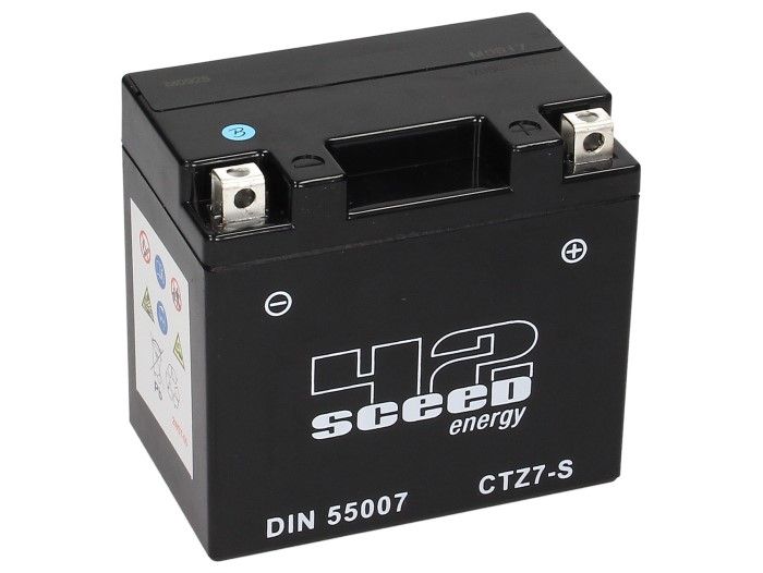Battery -Gel SCEED 42 Energy- CTZ7-S - 12V, 6Ah - 113x70x105mm