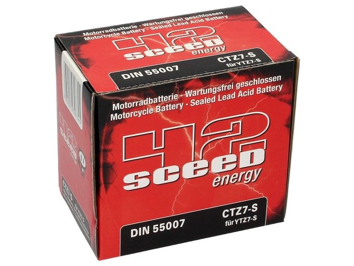 Battery -Gel SCEED 42 Energy- CTZ7-S - 12V, 6Ah - 113x70x105mm