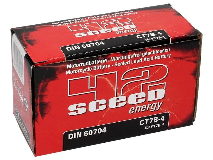 Battery -Gel SCEED 42 Energy- CT7B-4 - 12V, 7Ah - 148x64x90mm