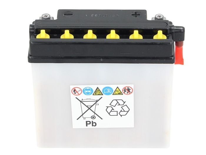 Battery -Standard YUASA 12N5,5-4A- 12V, 6Ah - 114x70x131mm (without acid)