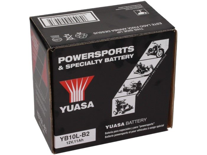 Battery -Standard YUASA YB10L-B2- 12V, 11Ah - 135x90x145mm (without acid)