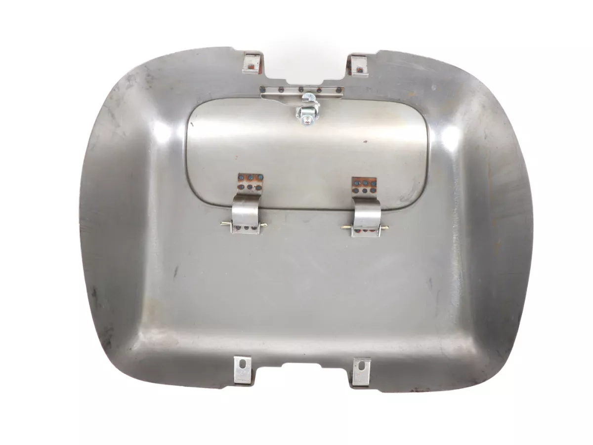 Glove box set -ULMA NANUCCI Style- Lambretta LI (series 1-2), TV (series 1-2) - unpainted/bare steel (oiled)