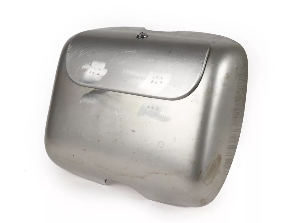 Glove box set -ULMA NANUCCI Style- Lambretta LI (series 3), LIS, SX, TV (series 3) - unpainted/bare steel (oiled)