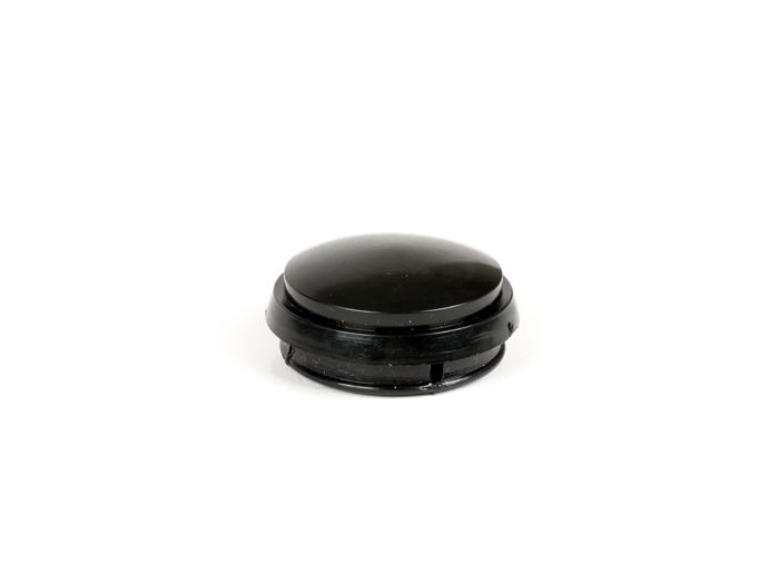 Cover for wheel nut / brake drum Ø=36mm -OEM QUALITY rear- Vespa PX (1984-), T5 125cc, Cosa - black