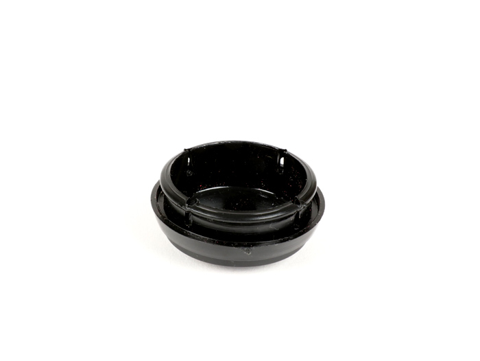 Cover for wheel nut / brake drum Ø=36mm -OEM QUALITY rear- Vespa PX (1984-), T5 125cc, Cosa - black