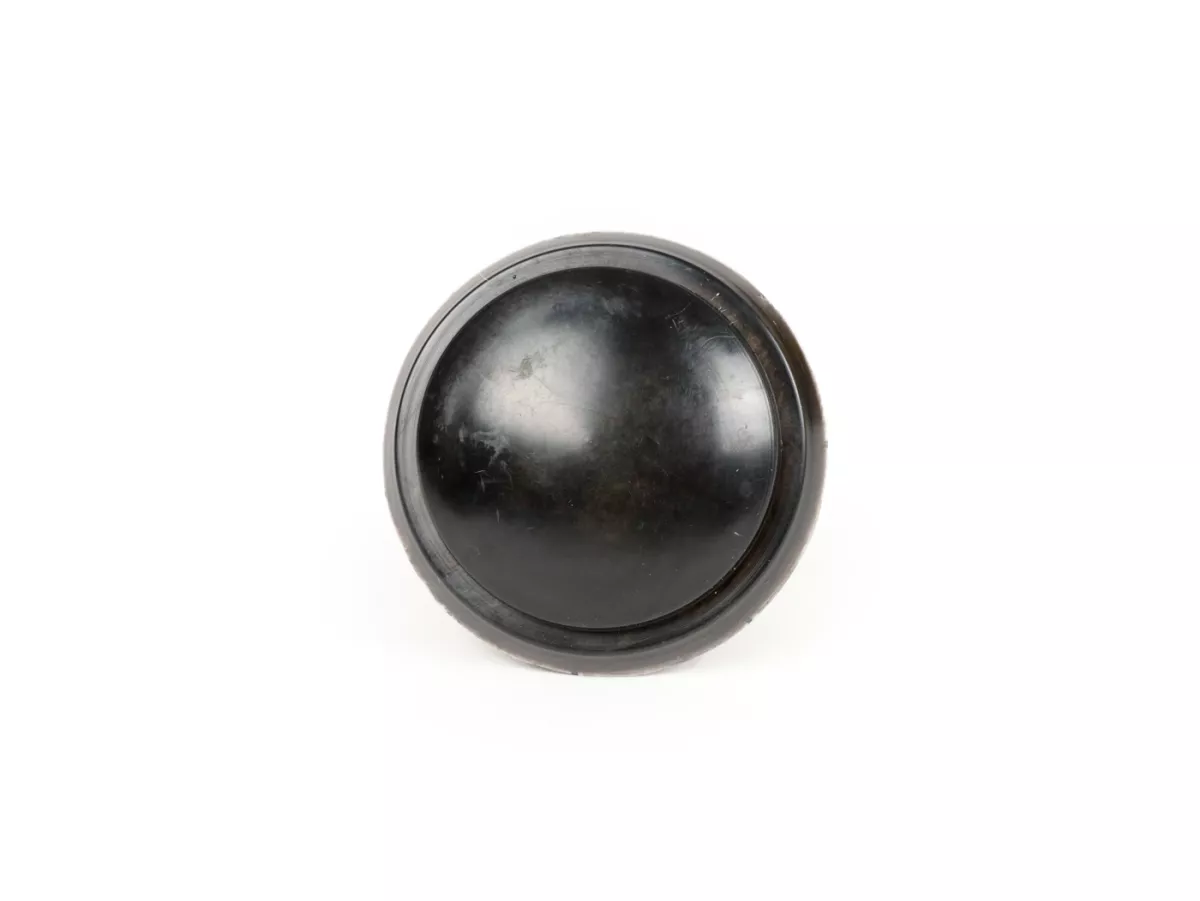 Afdekkap wielmoer / remtrommel Ø=39mm -OEM KWALITEIT voor Vespa PX (vanaf 1984), T5 125cc, Cosa, Gilera DNA 50, Piaggio Fly 50, Zip RST - zwart
