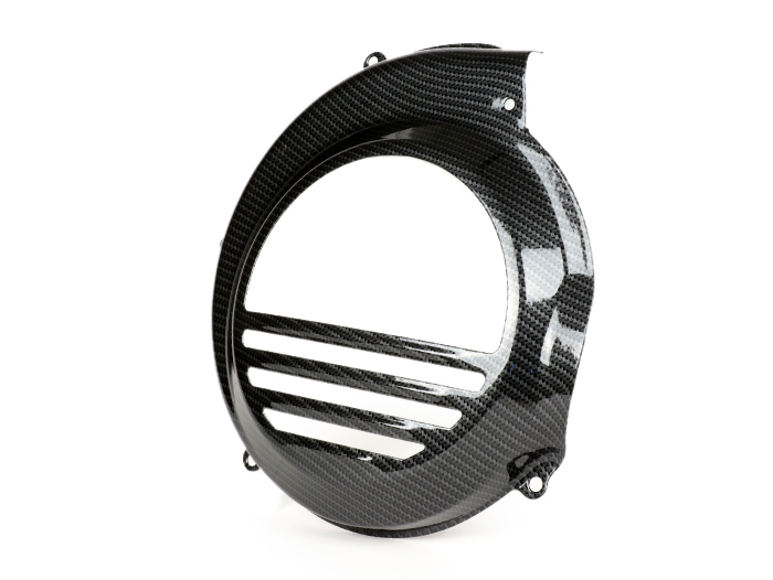 Flywheel cover -CIF carbon look- Vespa PX80, PX125, PX150, PX200 - models with kickstart lever only