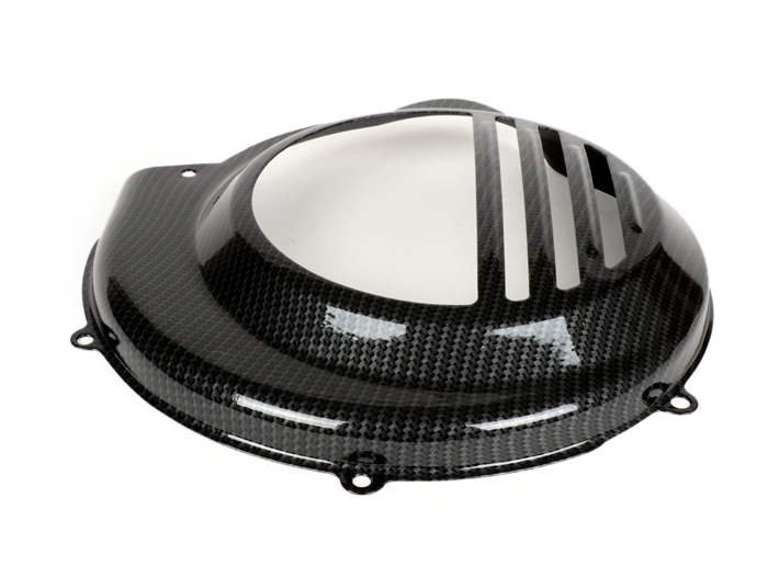 Flywheel cover -CIF carbon look- Vespa PX80, PX125, PX150, PX200 - models with kickstart lever only