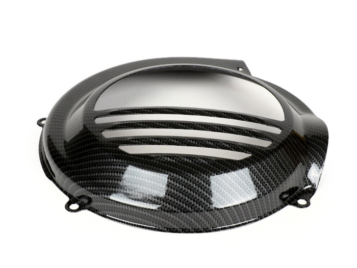 Flywheel cover -CIF carbon look- Vespa PX80, PX125, PX150, PX200 - models with kickstart lever only