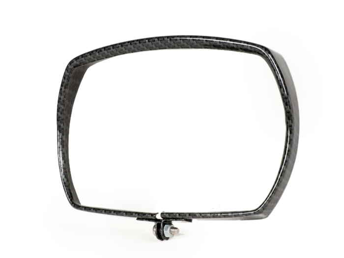 Headlamp rim -CIF carbon look, rectangular- Vespa V50 Special