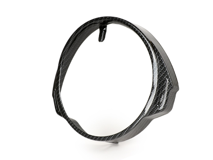 Headlamp rim -CIF carbon look, Ø=146mm- Vespa P-range (-1984)