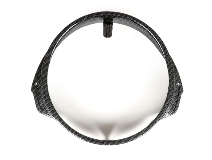 Headlamp rim -CIF carbon look, Ø=146mm- Vespa P-range (-1984)