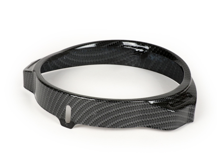 Headlamp rim -CIF carbon look, Ø=146mm- Vespa P-range (-1984)