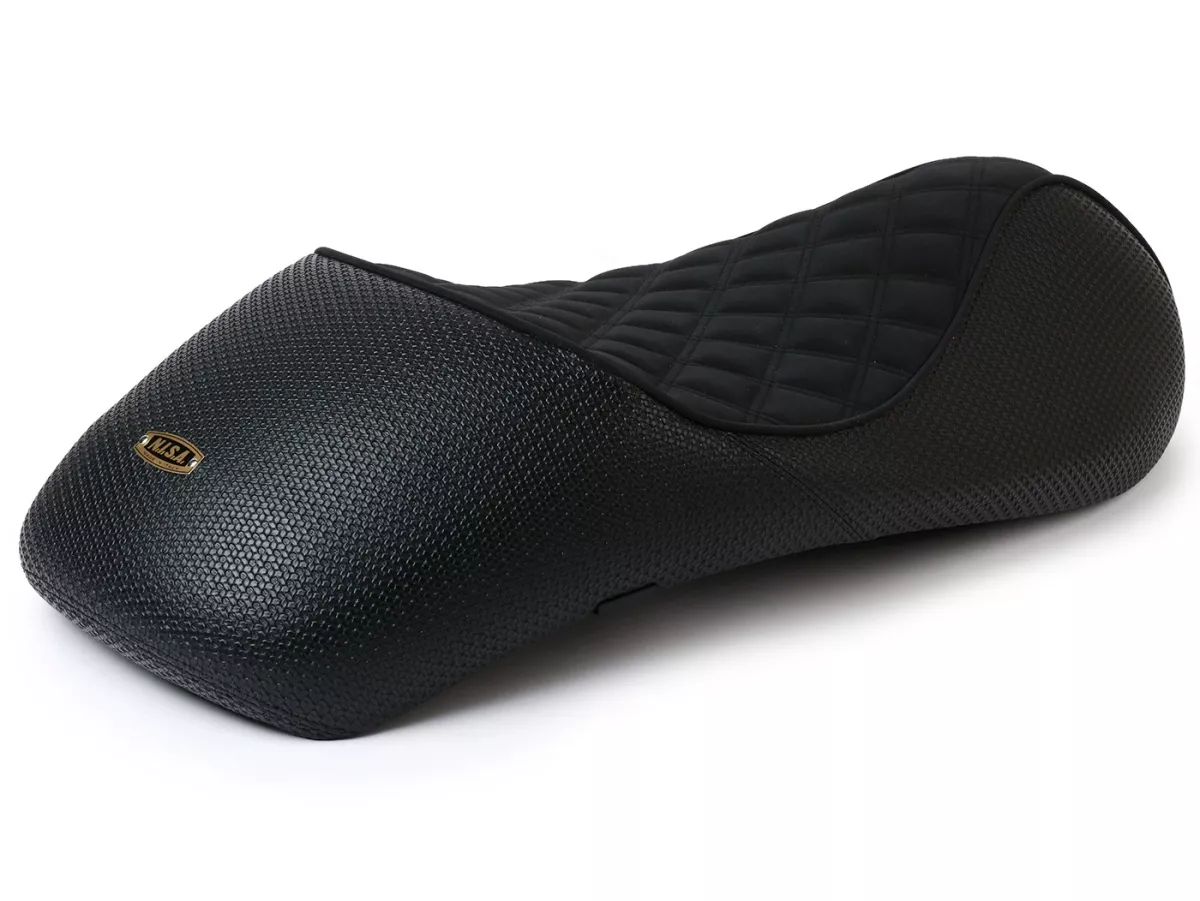 Zitbank -NISA- Sportzitbank - GTS Mono Sport - Vespa GTS 125-310, GTV 125-310 - Zwart Meisje