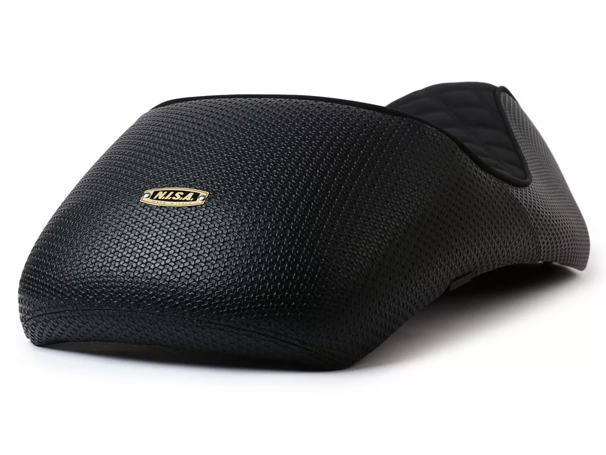 Zitbank -NISA- Sportzitbank - GTS Mono Sport - Vespa GTS 125-310, GTV 125-310 - Zwart Meisje