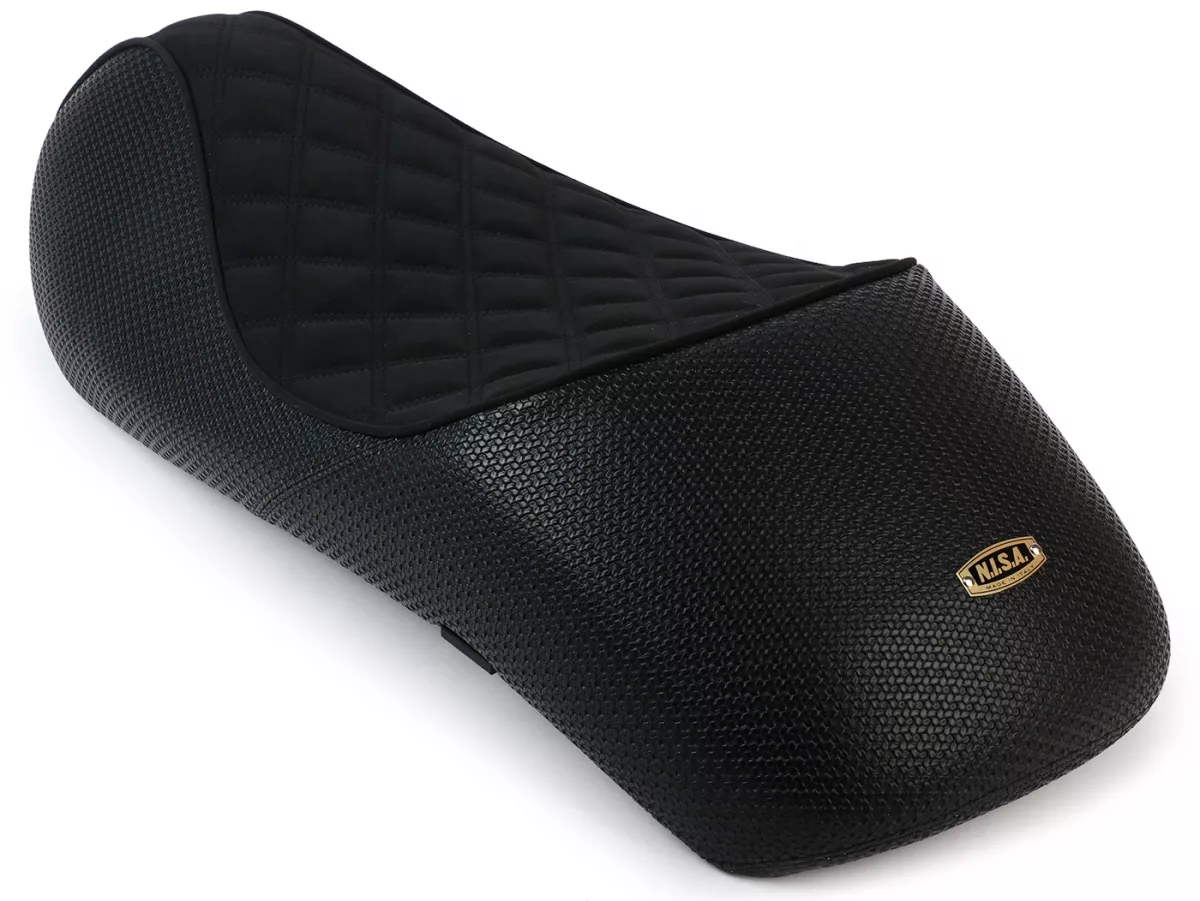 Zitbank -NISA- Sportzitbank - GTS Mono Sport - Vespa GTS 125-310, GTV 125-310 - Zwart Meisje