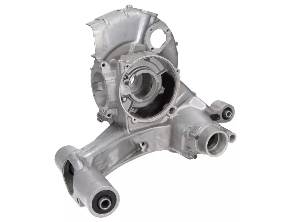 Engine case (Sport, spindled for 60/62mm crankshaft) -OEM rotary valve inlet, Elestart, with separate lubrication- Vespa P200E, PX200, PX200E, Motovespa P200 DN, PX200 Iris, TX200