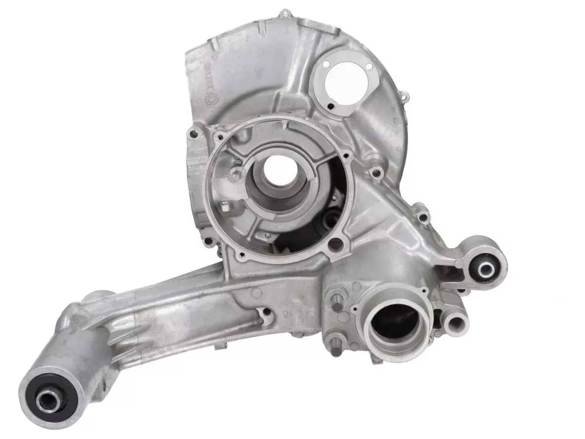 Engine case (Sport, spindled for 60/62mm crankshaft) -OEM rotary valve inlet, Elestart, with separate lubrication- Vespa P200E, PX200, PX200E, Motovespa P200 DN, PX200 Iris, TX200