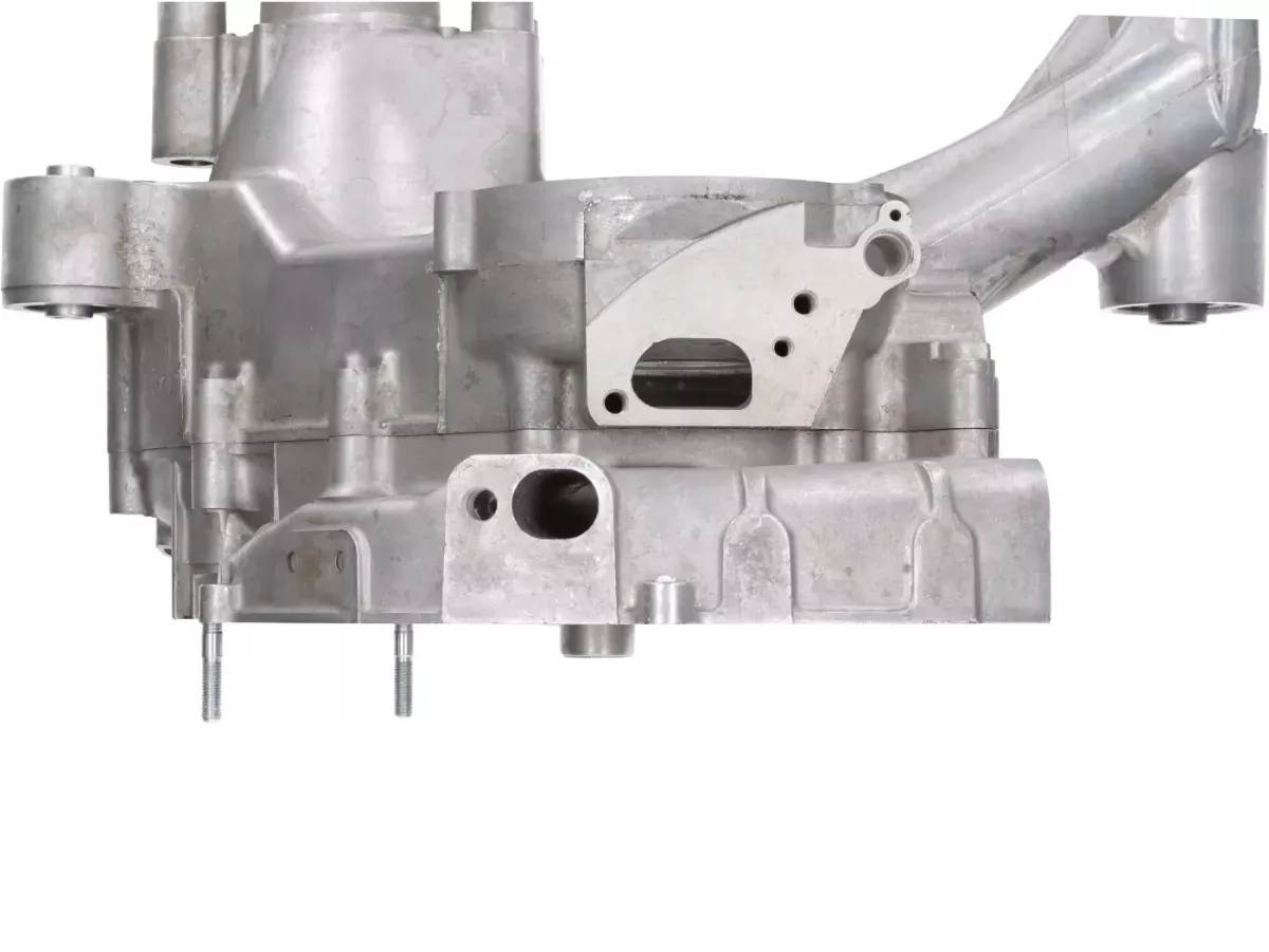 Engine case (Sport, spindled for 60/62mm crankshaft) -OEM rotary valve inlet, Elestart, with separate lubrication- Vespa P200E, PX200, PX200E, Motovespa P200 DN, PX200 Iris, TX200