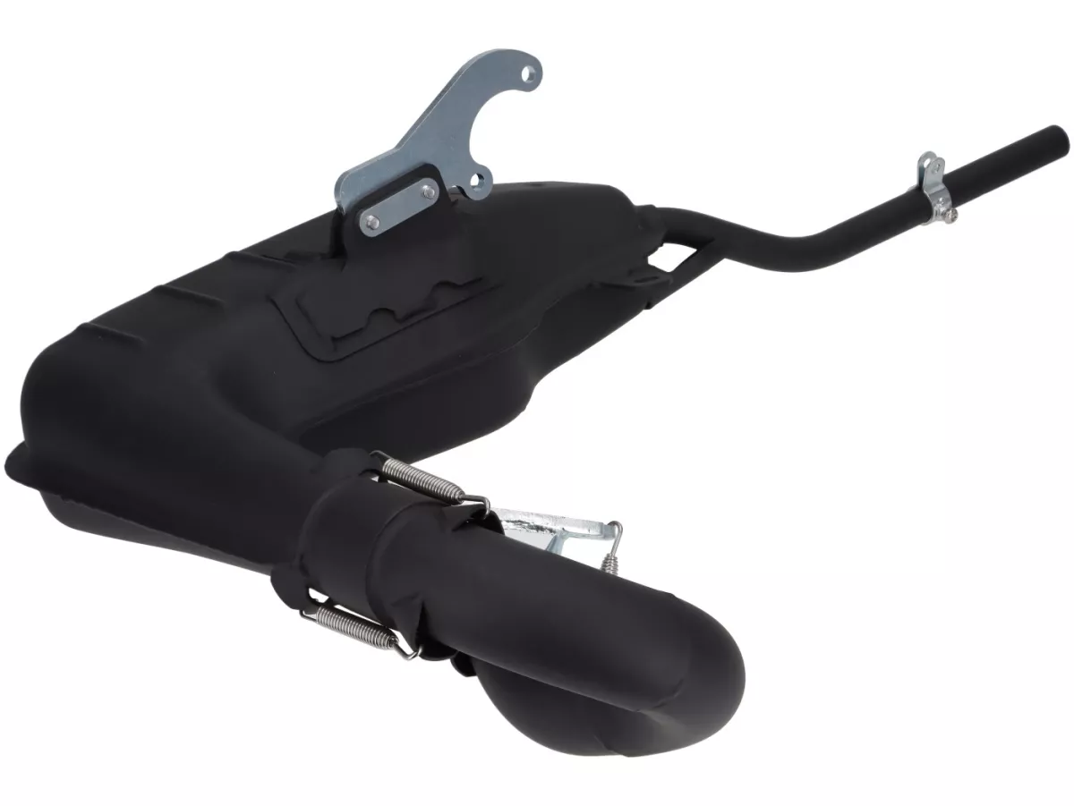 Auspuff -BGM PRO BIG BOX Clubman V4.0- Lambretta Serie 1-3 - Schwarz LI 125, LI 150, LiS 125, LiS 150, TV 175, SX, TV, GT, GP 125, 150, 200