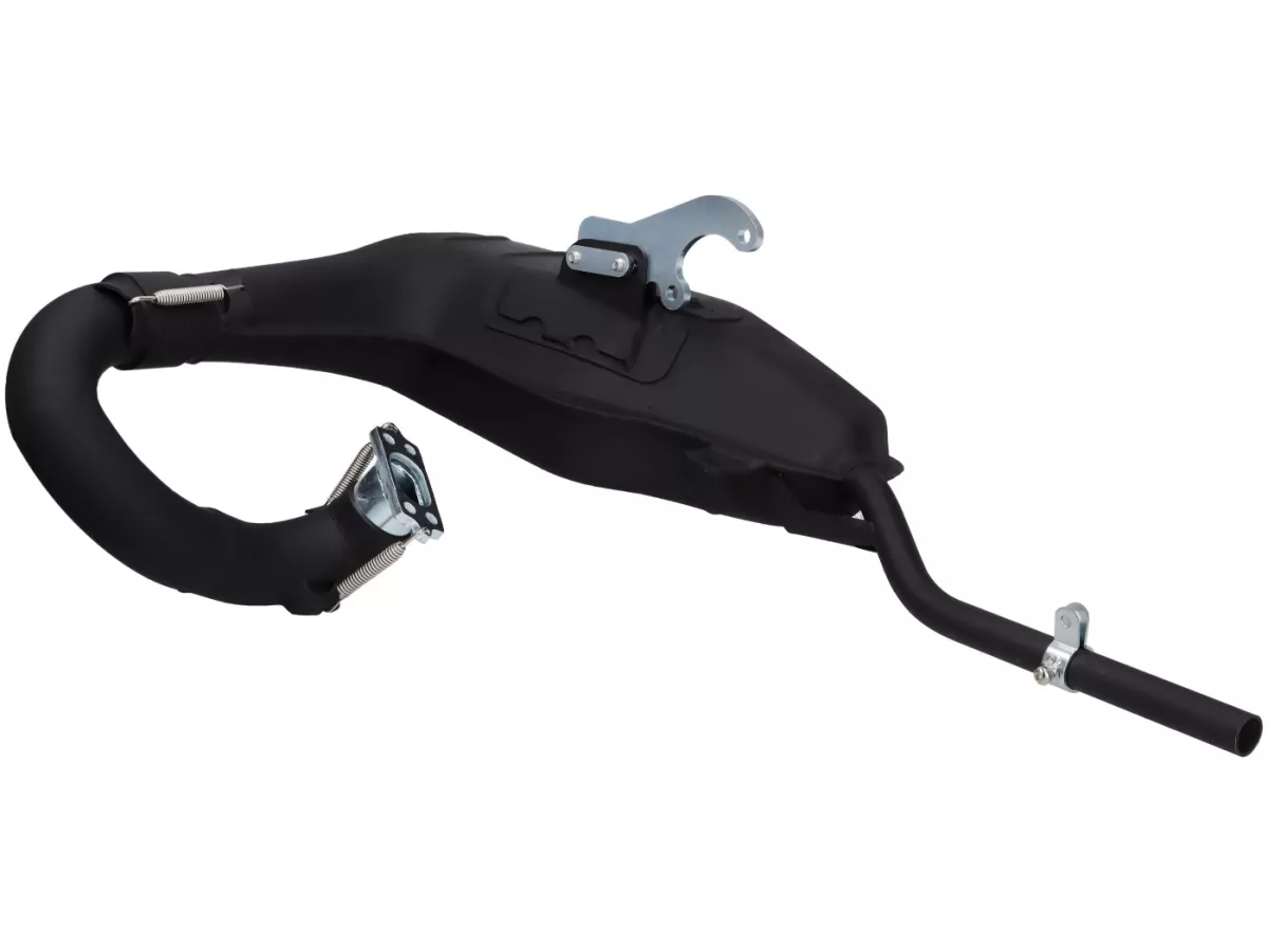 Auspuff -BGM PRO BIG BOX Clubman V4.0- Lambretta Serie 1-3 - Schwarz LI 125, LI 150, LiS 125, LiS 150, TV 175, SX, TV, GT, GP 125, 150, 200