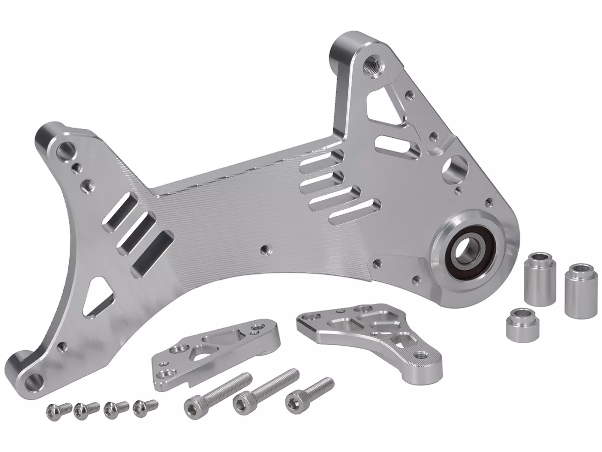 Motore a braccio oscillante BGM PRO, argento per Vespa GTS, GTS Super, GTV, GT 60, GT, GT L 125-310cc
