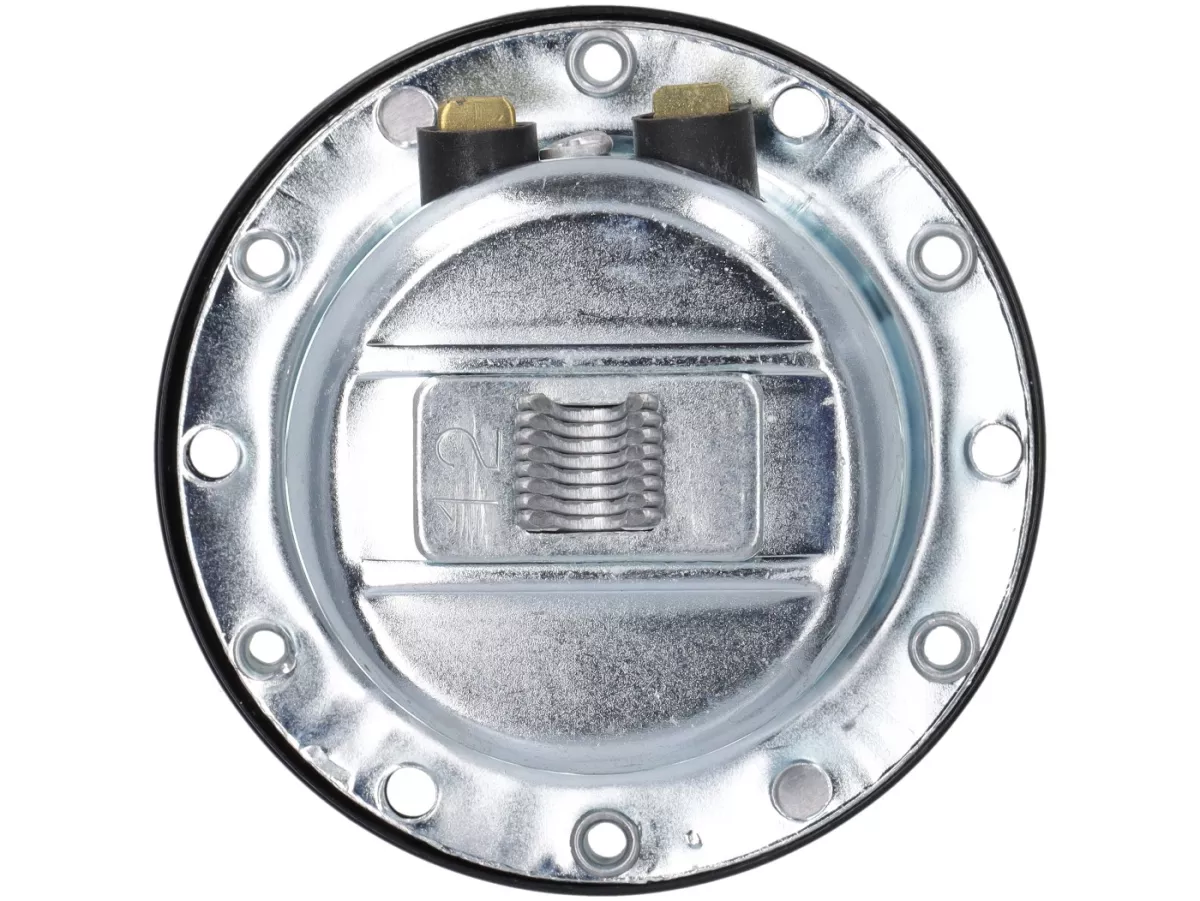 Klakson (bel) -BGM ASLI - BACHEL 12V AC- Vespa Wideframe VM2T, VN1T, VN2T, VL1T, VL2T, VNA1T, VNA2T, VNB1T (-34767) - juga cocok untuk V30-33T (250000-), VM1T (31145-), VU1T, Motovespa 125 N (VT), 125 S (VTT), 150 S (VTT)