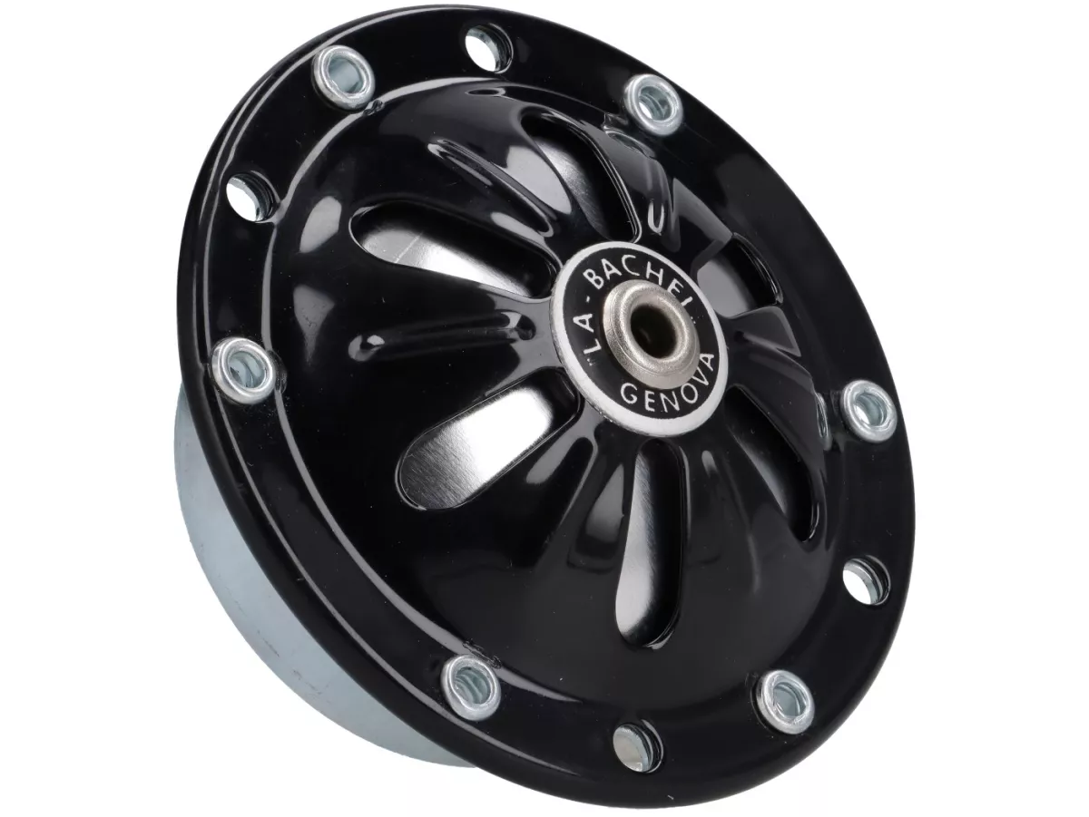Klakson (bel) -BGM ASLI - BACHEL 12V AC- Vespa Wideframe VM2T, VN1T, VN2T, VL1T, VL2T, VNA1T, VNA2T, VNB1T (-34767) - juga cocok untuk V30-33T (250000-), VM1T (31145-), VU1T, Motovespa 125 N (VT), 125 S (VTT), 150 S (VTT)