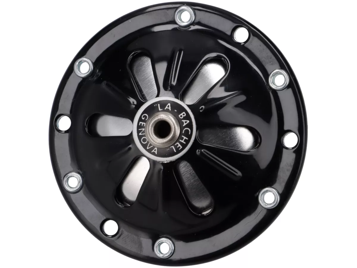Klakson (bel) -BGM ASLI - BACHEL 12V AC- Vespa Wideframe VM2T, VN1T, VN2T, VL1T, VL2T, VNA1T, VNA2T, VNB1T (-34767) - juga cocok untuk V30-33T (250000-), VM1T (31145-), VU1T, Motovespa 125 N (VT), 125 S (VTT), 150 S (VTT)