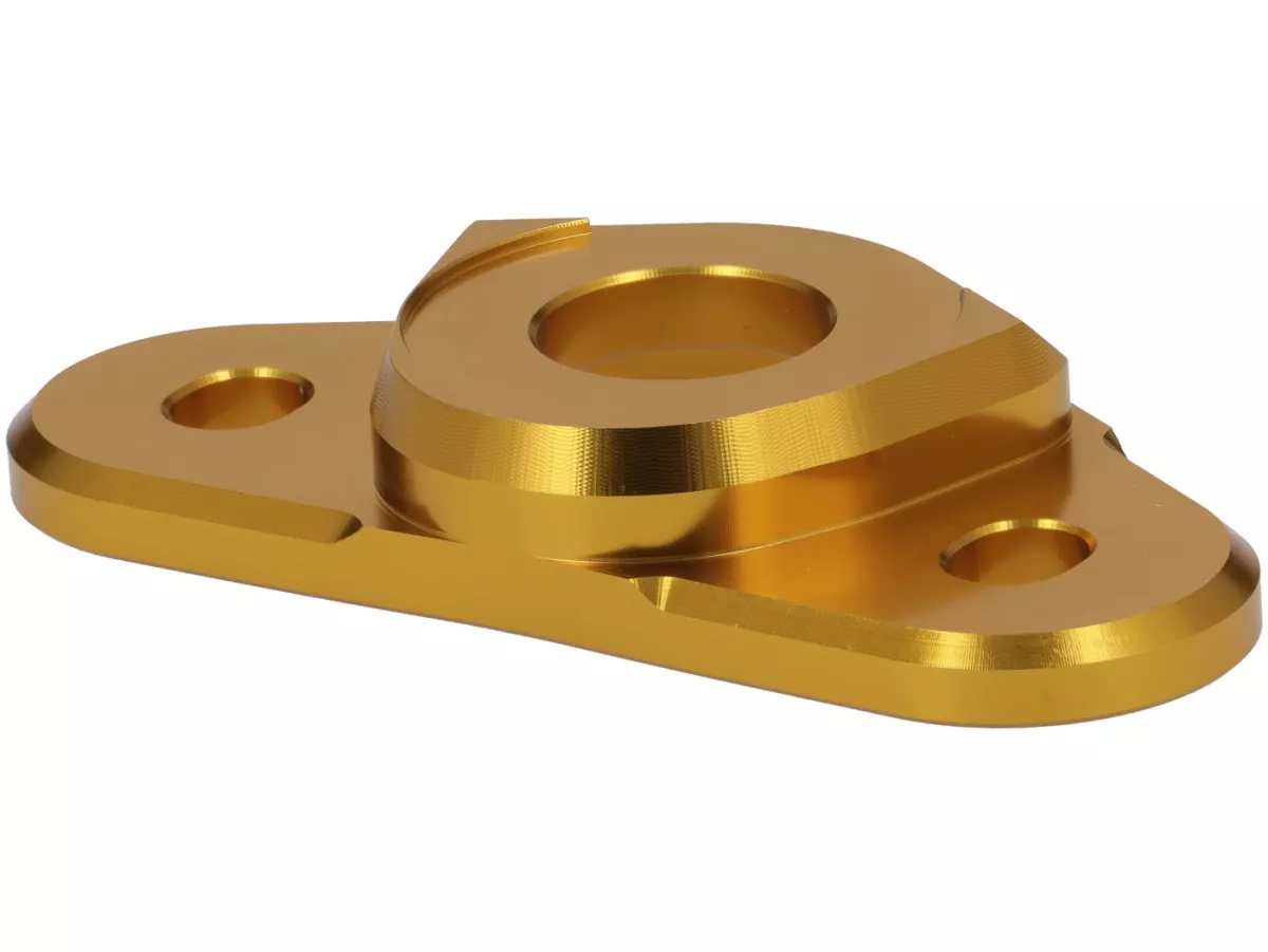 Stoßdämpferaufnahme Gabel/Stoßdämpfer oben BGM PRO 7mm Tieferlegung, golden für Vespa GTS, ​GTV, GT, Sprint, Primavera, LX, S