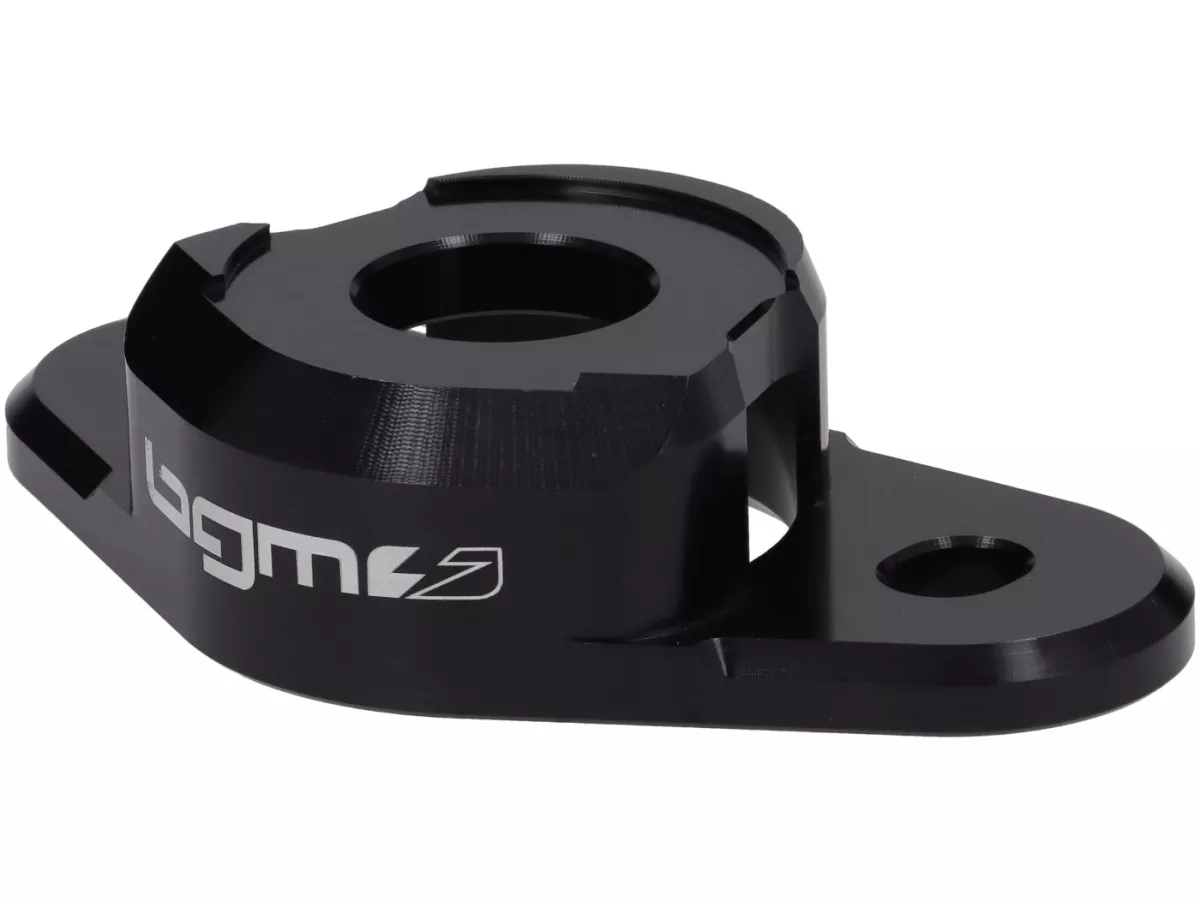 Shock absorber mount fork/shock absorber top BGM PRO 15mm lowering, black for Vespa GTS, GTV, GT, Sprint, Primavera, LX, S