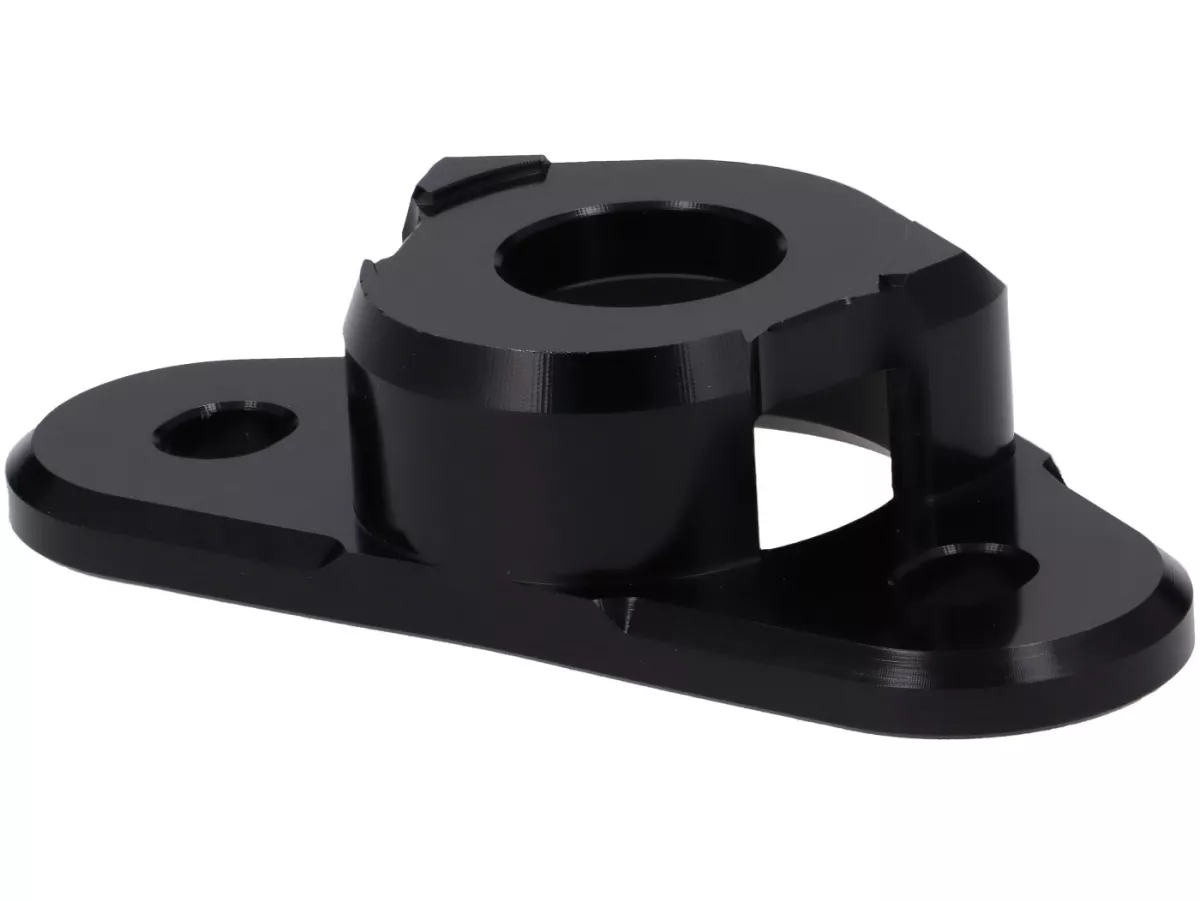 Shock absorber mount fork/shock absorber top BGM PRO 15mm lowering, black for Vespa GTS, GTV, GT, Sprint, Primavera, LX, S