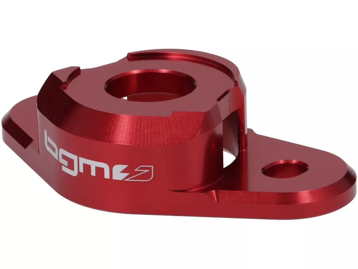 Shock absorber mount fork/shock absorber top BGM PRO 15mm lowering, red for Vespa GTS, GTV, GT, Sprint, Primavera, LX, S